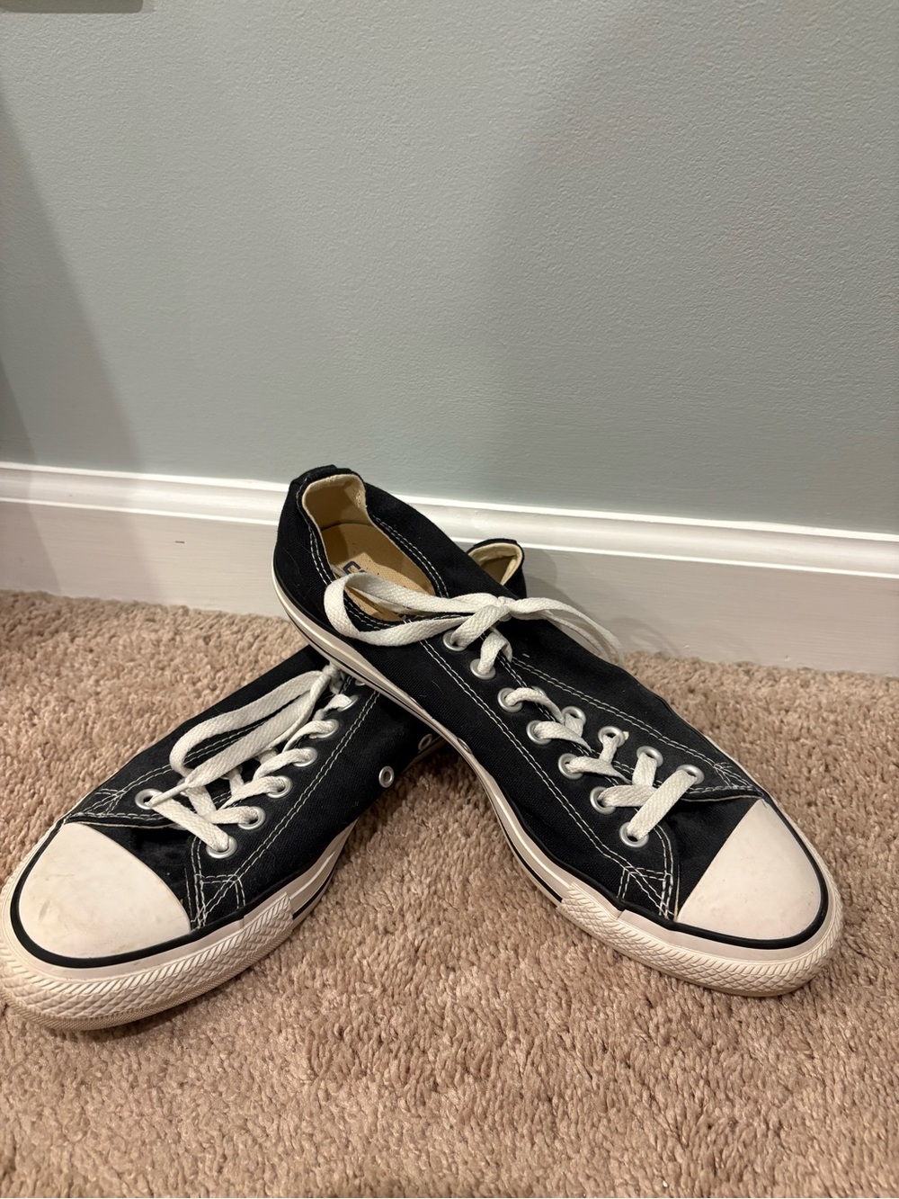 Converse Black Low Top Sneakers